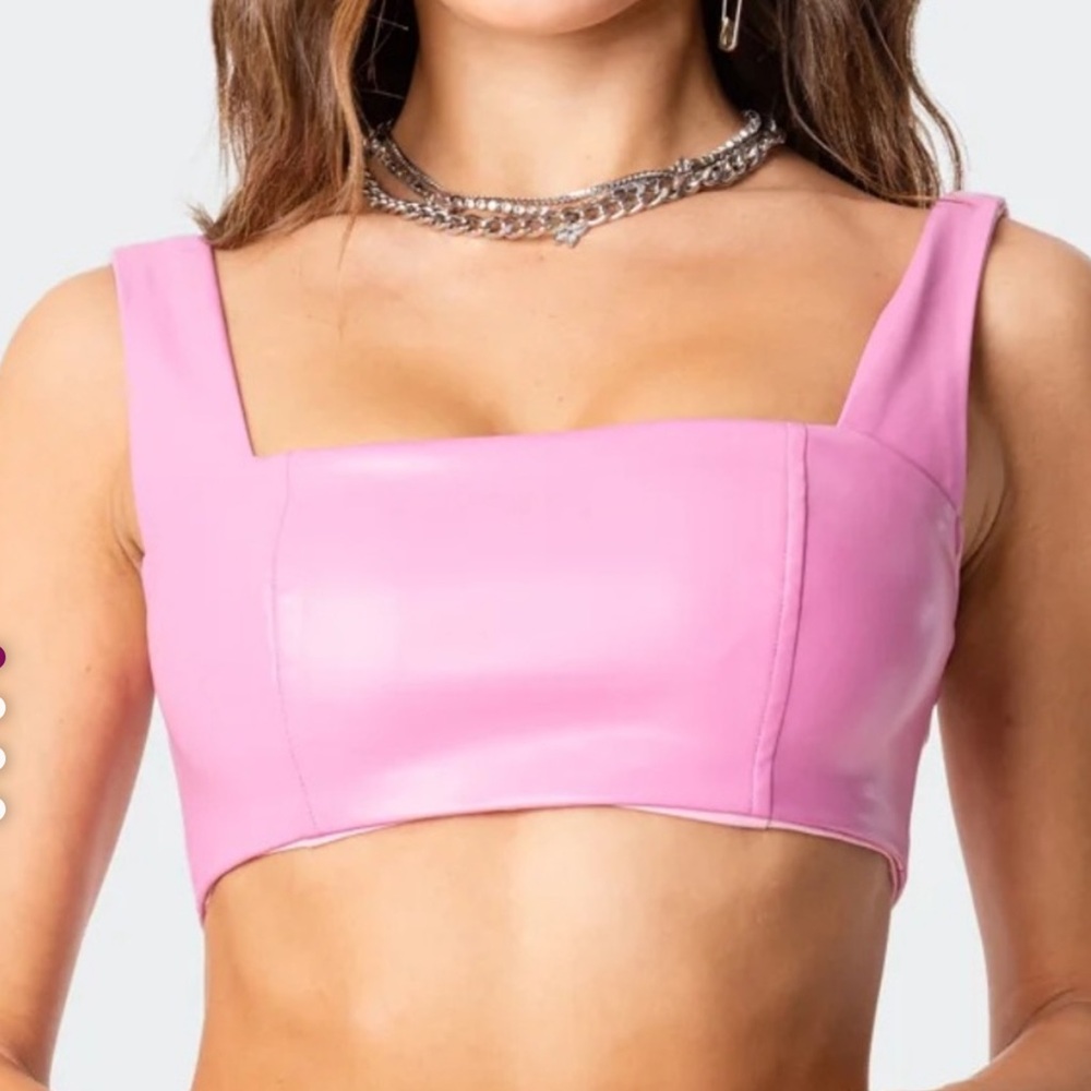 Edikted Pink Women's Crop Top